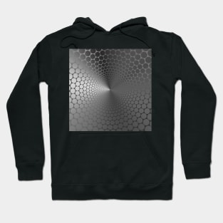 Optical Illusion Radiant Gradient NOIR Hoodie